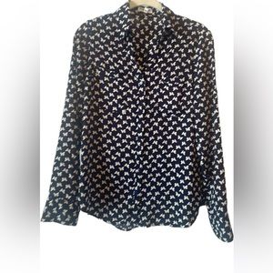 Express butterfly long sleeve shirt